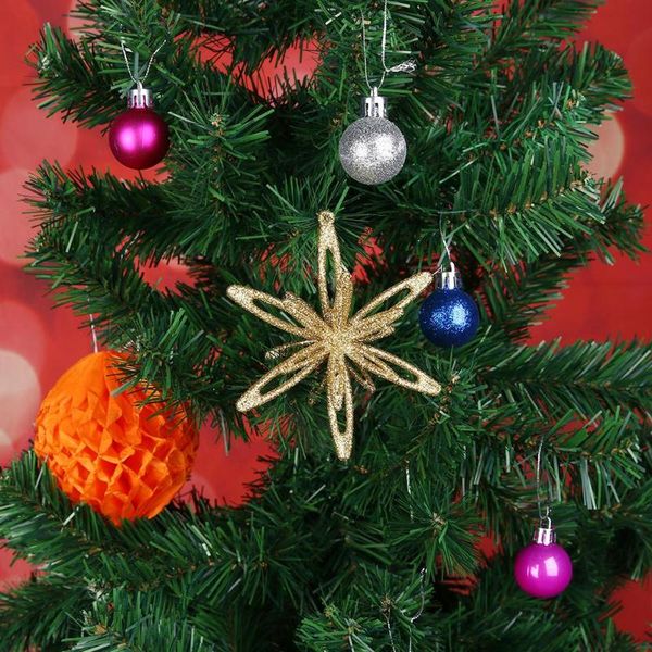 

3d christmas glitter pendant ornaments for xmas tree hanging decoration natal decorations for home navidad decor