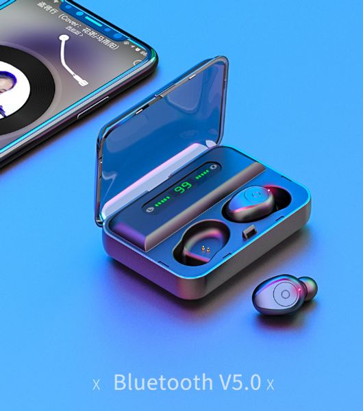 

bluetooth 5.0 wireless headphones, duoten ipx7 waterproof 27h playtime aac 8.0 true wireless earphones earbuds with hi-fi deep bass 3d