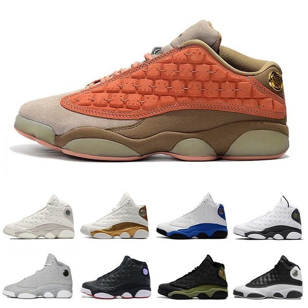 

13 13s Mens Basketball Shoes Cap And Gown Phantom Chicago GS Hyper Royal Black Cat Flints Bred Brown Mens Sports Sneaker Size 40-47