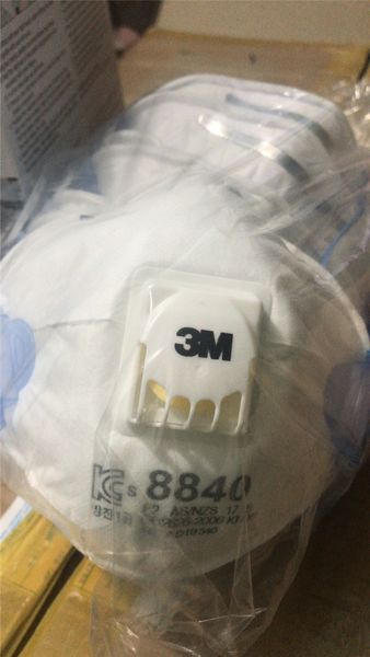 

Топ-продавец 3M Industrial 8922 8840 маски для лица частичный респиратор Anti-PM2.5 пылезащитный N95 маски Ffp2 безопасности дыхательная маска с vavle