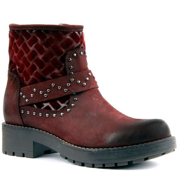 

sail-lakers burgundy women 's nubuck boots, Black
