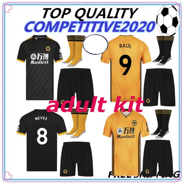 

Kit 19 20 wolverhampton wanderer occer jer ey 2019 2020 wolve cami eta home ai boly raul neve doherty football hirt