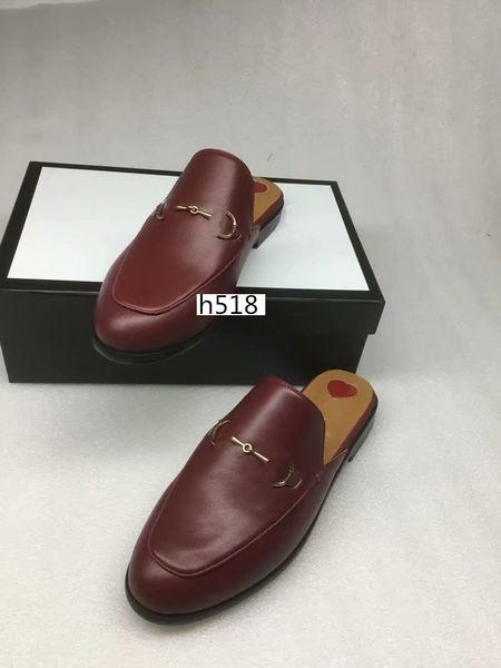 

новые продажи принстаун дизайнер классический скользкий металлическая пряжка пляжные тапочки мягкие влюбленные тапочки top4, Black