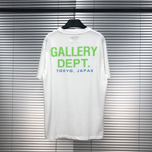 

europe and america tide brand mens designer t-shirt short-sleeved gallery dept gd tokyo letters printed fashion style us street tide, White;black