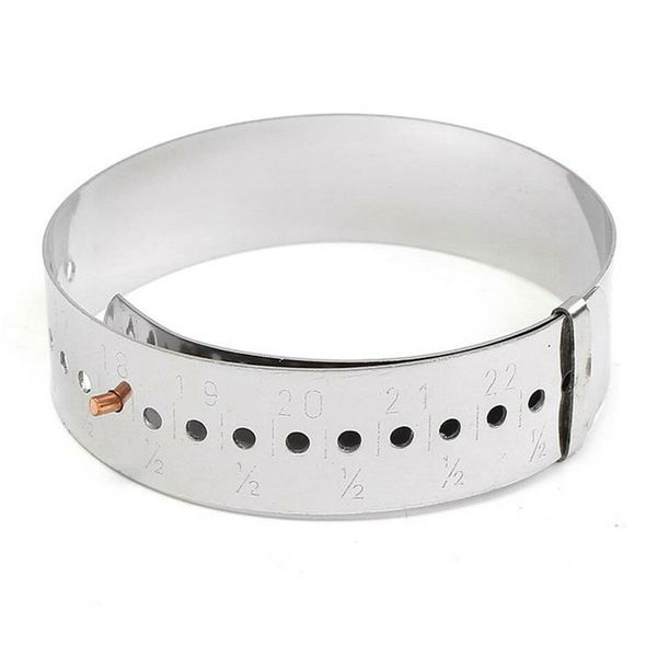 

professional for jewelry store practical adjustable bracelet gauge knotted bangles measures stainless steel sizing tools durable