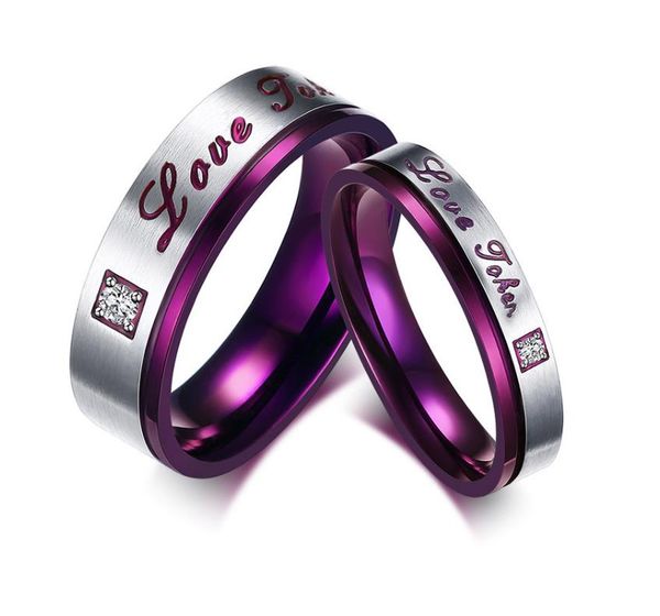 

vnox 1 пар женского обручального кольца мужской пару promise и нержавеющая сталь годовщина помолвки ювелирного альянс bijoux ограниченного т, Slivery;golden