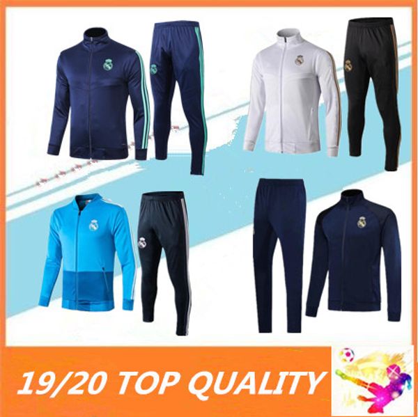 

2019 2020 Real madrid HAZARD soccer jackets tracksuit 19 20 ISCO BALE MODRIC JAMES KROOS maillot de foot tracksuit Sweatshirt