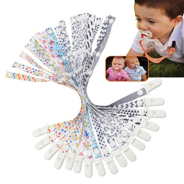 

2019 new arrival baby pacifiers clips pacifier chain clip nipple holder for nipple children pacifier clip infant soother holder