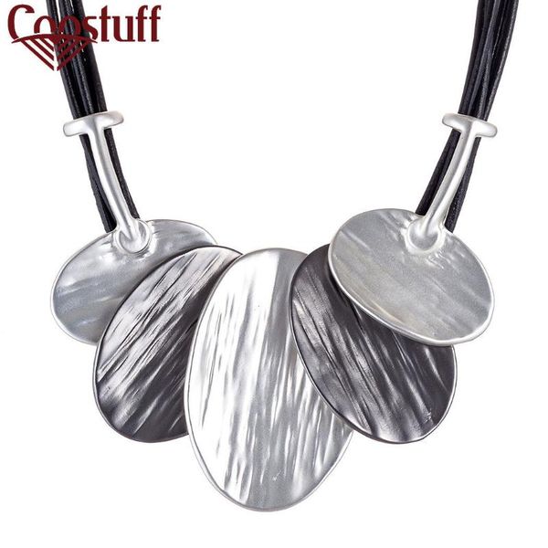 

jewelry women trendy neck chokers necklace with pendants statement women's chain suspension personalized decoration accessories, Silver