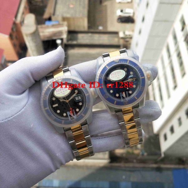 

Super n factory watch 116613ln v7 eta 2813 automatic movement ceramic bezel apphire gla 40mm 18k gold 116613 116610 diving men watche