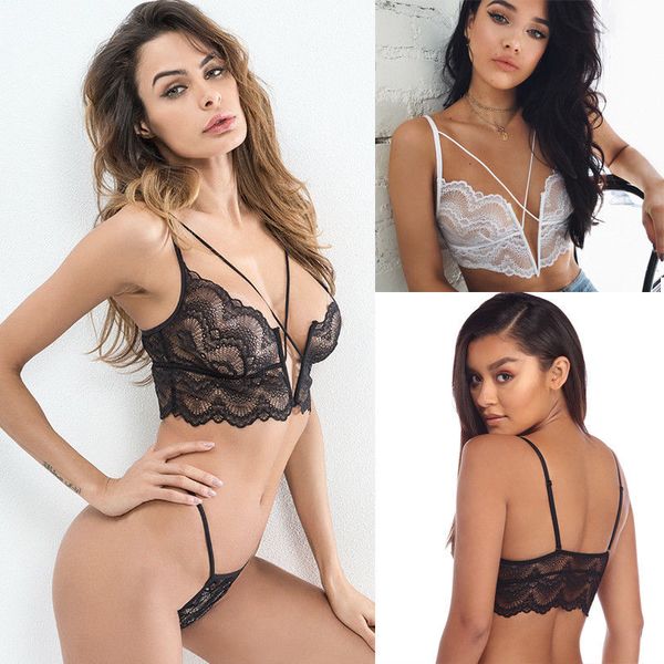 

lingerie underwear g-string new babydoll lace dress sleepwear women, Black;white