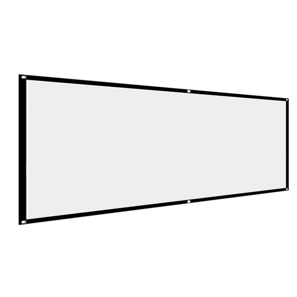 

projector simple 120" / 150" 16:9 foldable screen for home theater indoor