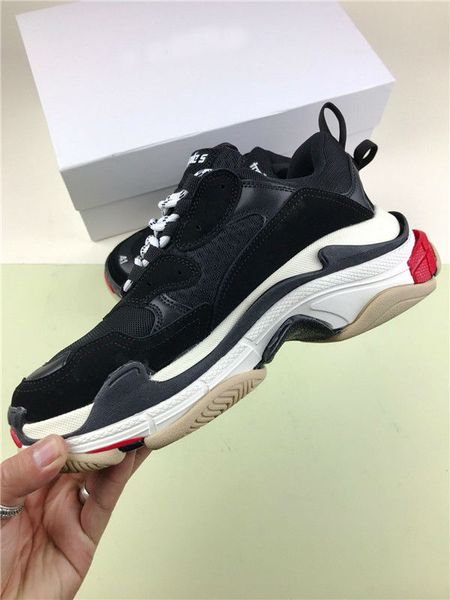 

Новая Мода Triple S Кроссовки Мужчины Спортивная Обувь Дизайнерские Кроссовки Черный Серый Оранжевый Женщины Роскошные Туфли