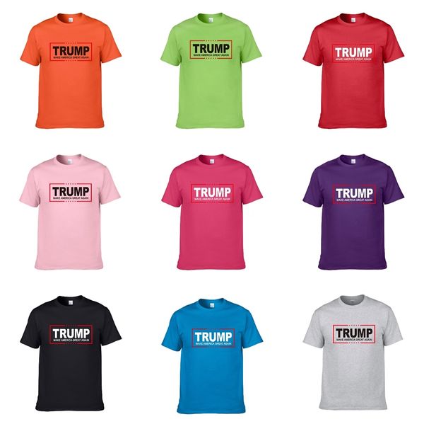

new brand clothes mens designer trump t shirts crew neck short sleeve womens trump t shirts female tshirt printing cotton #56152, White;black