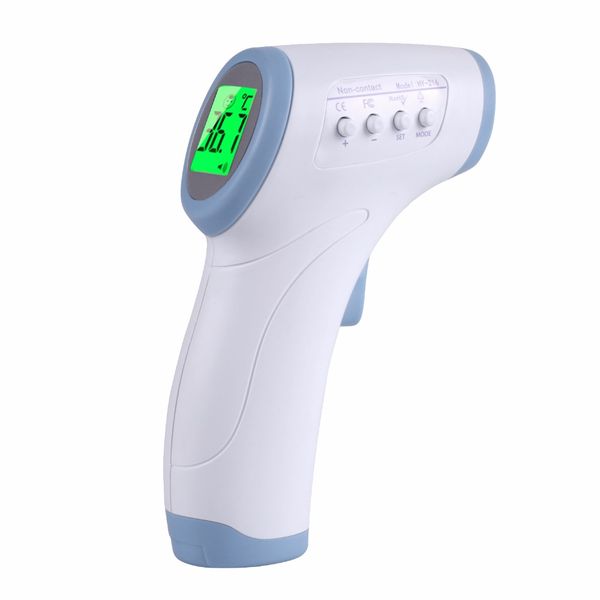 

infrared thermometernon contact digital thermometernon forehead body thermometer gun non-contact temperature measurement, Black;white