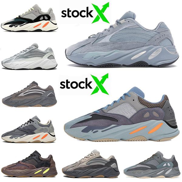 

2020 new 700 running shoes men women carbon hospital teal blue wave runner 700s tephra inertia mauve static vanta trainers sneakers shoe