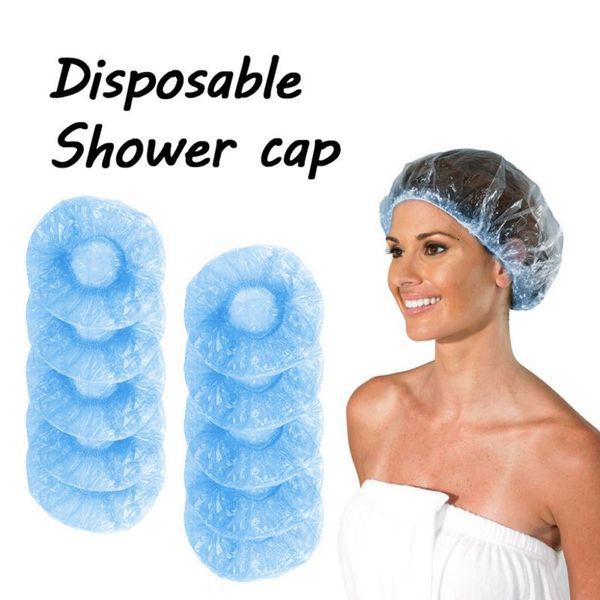 

bathing 10pcs hat disposable shower caps caps l one-off elastic shower cap hair salon bathroom products bath caps