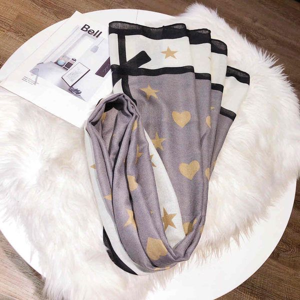 

fashion and luxury scarf, women's ethnic style scarf, scarf, large size sunscreen delivery 190*135cm, Blue;gray