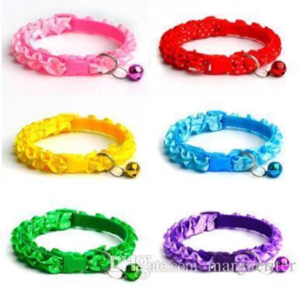 

кружева ошейник pet белл ожерелье прекрасной волна шаблон малых собаки кошка ошейники творческий моды щенок тедди kitten ожерелье