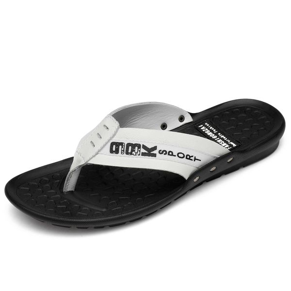 

herren dá teenslippers sandalle насыпной erkek сандел вьетнам couro обувь cuir сандалии резины transpirables sandalia piel 2020 uomo, Black