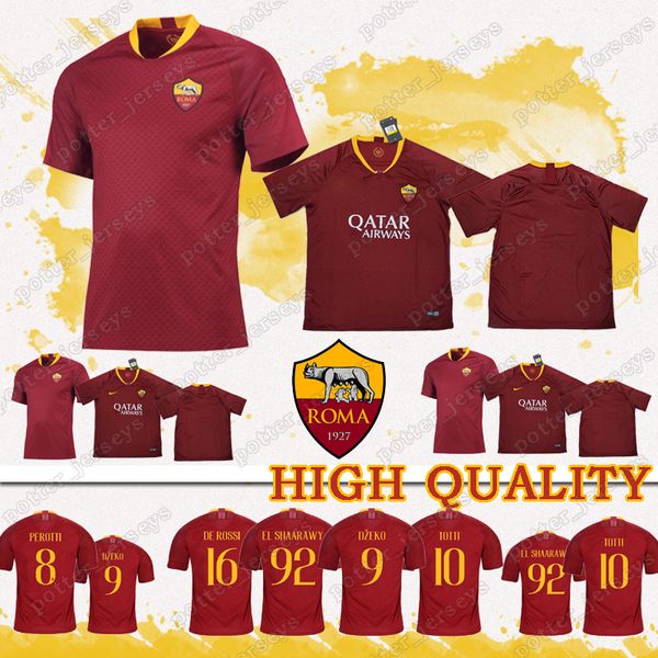 

promotion ROMA 4 CRISTANTE Jersey 5 J.JESUS 6 STROOTMAN 7 PELLEGRINI 8 PEROTTI 9 DZEKO 14 SCHICK 15 MARCANO 19 CORIC 16 DE ROSSI Soccer