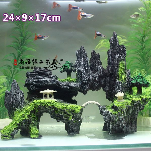

мола rockery камен fish tank ланданого акваѬиђм ђкѬаение rockery mountain кѬие cave зооо