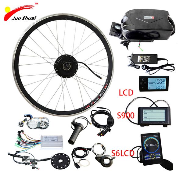 

48v 500w electric bike kit for 20" 24" 26" 700c wheel motor frog battery led lcd mtb ebike e bike electric conversion kit
