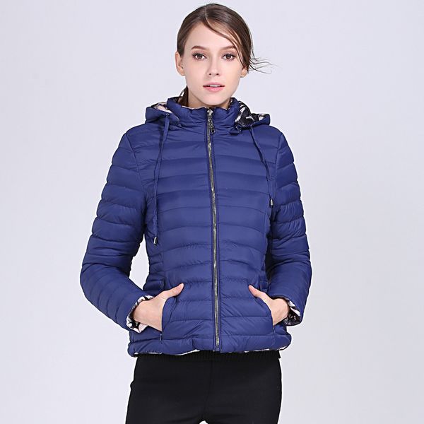 

2019 cotton-padded clothes short mianfu two-sided clothes keep warm winter cotton-padded jacket woman, Black