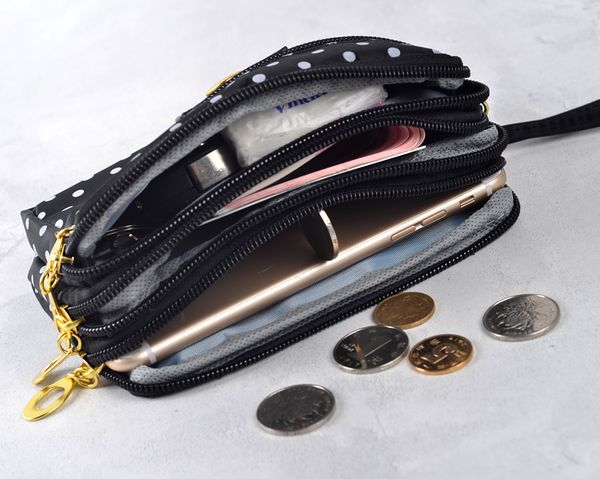 

мода женин бђмажники малй ђмка ол dot lady zipper олођм епление поѬмоне  Red;black