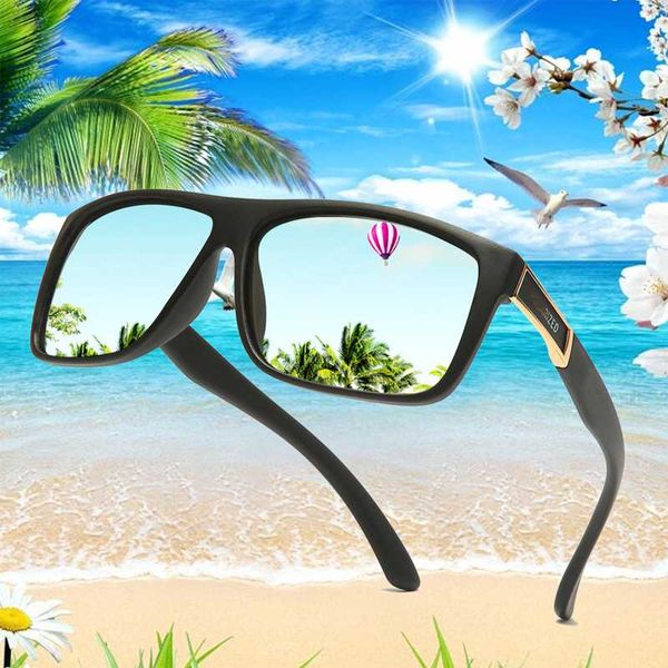 

tr90 polaroid sunglasses square flexible driving rubber square sun glasses men polarized sunglases for women men, White;black