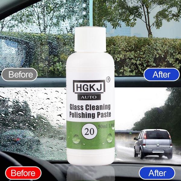 

hgkj 20-50ml automotive glass anti fogging agent glasses helmet defogging agent coating car leather care remove
