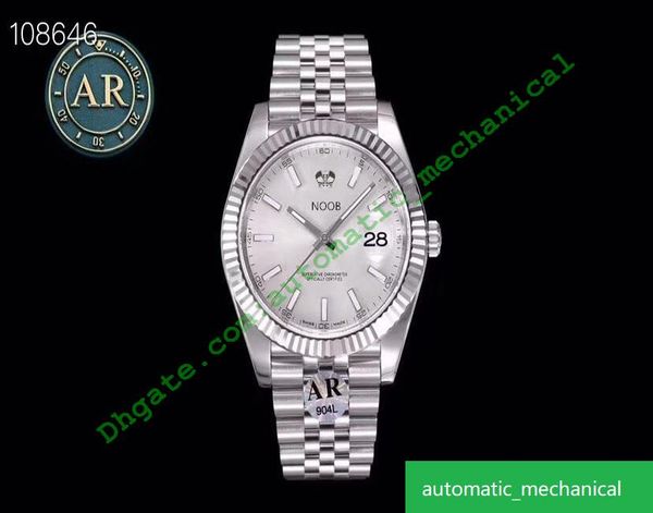 

ar 126334-2 fashion 2824 movement watches 904l refined steel designer watches 41mm diameter waterproof 200m, Slivery;brown