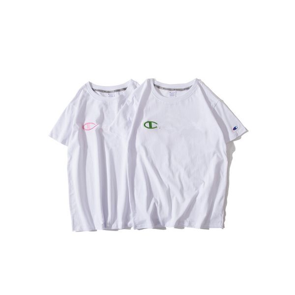 

летние хлопчатобумажные футболки высшего качества с красочными буквами уличная одежда белый черный футболка с коротким рукавом с коротким ру, White;black