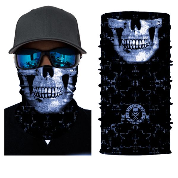 

ghost skull hood face mask ski balaclava cs sport helmet mask biker
