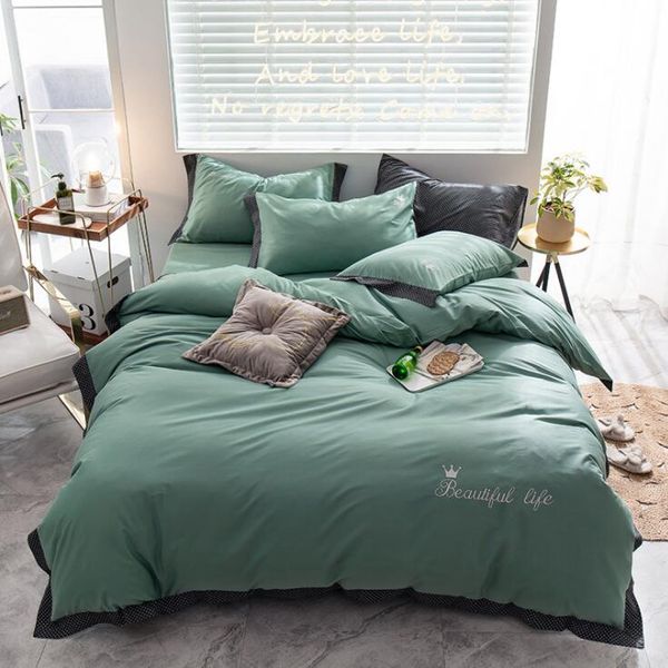 2019 New Popular Luxurious Crystal Velvet Bedding Set Velvet Duvet