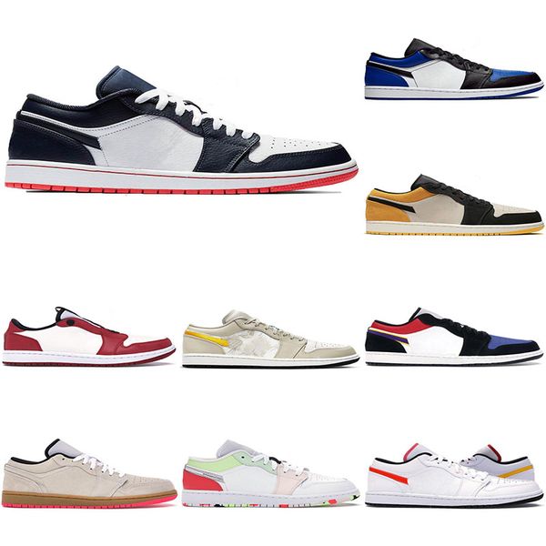 

jumpman low 1 1s basketball shoes black white court purple 3 og sp travis scotts men women sneakers eur 36-45 without box