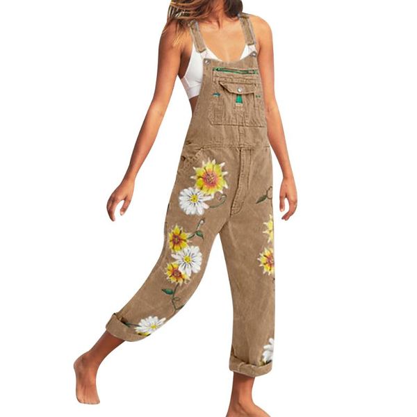 

summer ladies rompers bib pants fashion new solid color european printing suspenders fashion bib pants 2020, Black;white