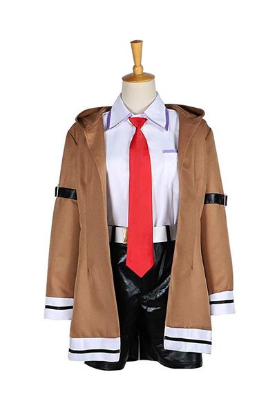 

steins gate makise kurisu косплей костюм униформа, Black