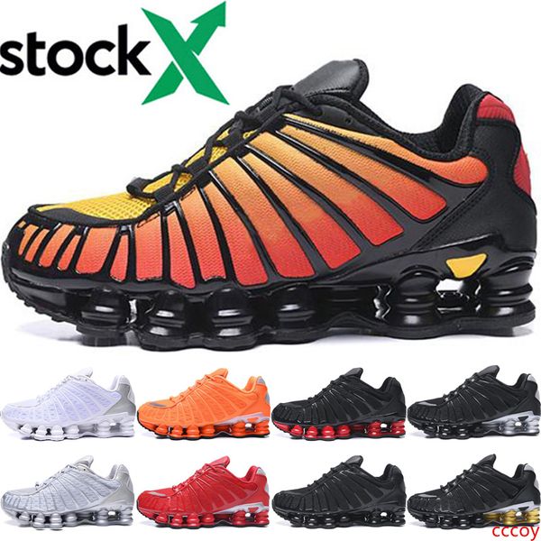 

stock x mens tl running shoes designer mens sunrise triple black metallic silver gold sliver clay orange lime blast cushion sneaker sports