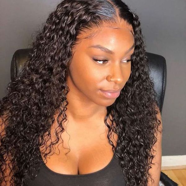 

влажные и волнистые человеческих волос парики с ребенком волоски virgin перуанский glueless pre щипковых 360 фронтальная полный шнурок челов, Black;brown