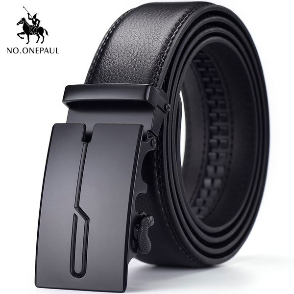 Genuine Luxury Leather Men Belts Strap Male Pin Buckle BIG SIZE 100-130cm