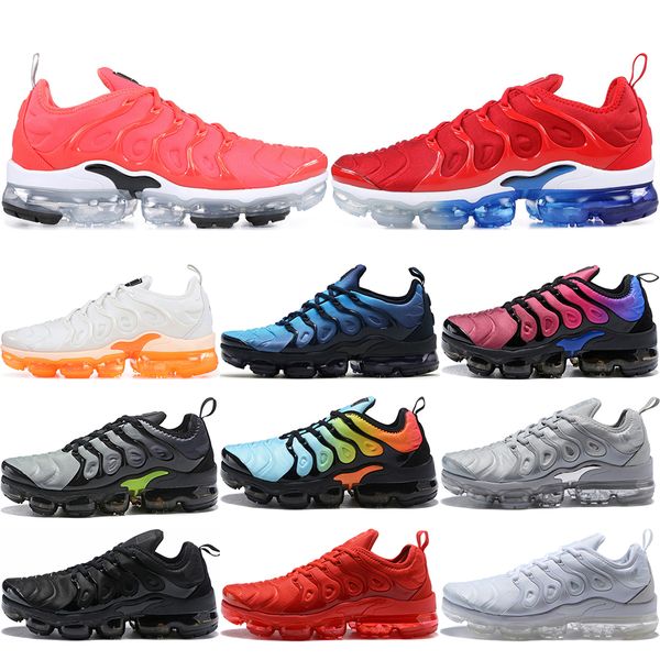 

tn plus men running shoes triple black white red sunset p blue wolf grey usa game royal designer shoes sport sneakers trainers 36-45