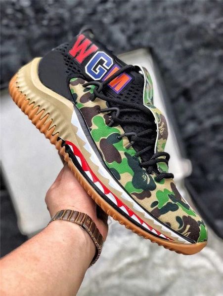 

4 damian lillard shark men basketball dame s camo green red wgm sports mens trainers zapatos sneakers chaussures outdoor shoes
