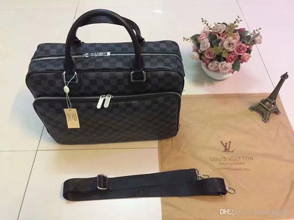 

2019 new leather mens briefcase casual business messenger bag vintage men's crossbody bag bolsas male wallets men bag