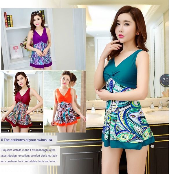 

ttcud 2020 double shoulder female conservative slim large size skirt 2020 double shoulder female swimsuit conservative slim large size skirt, White;black