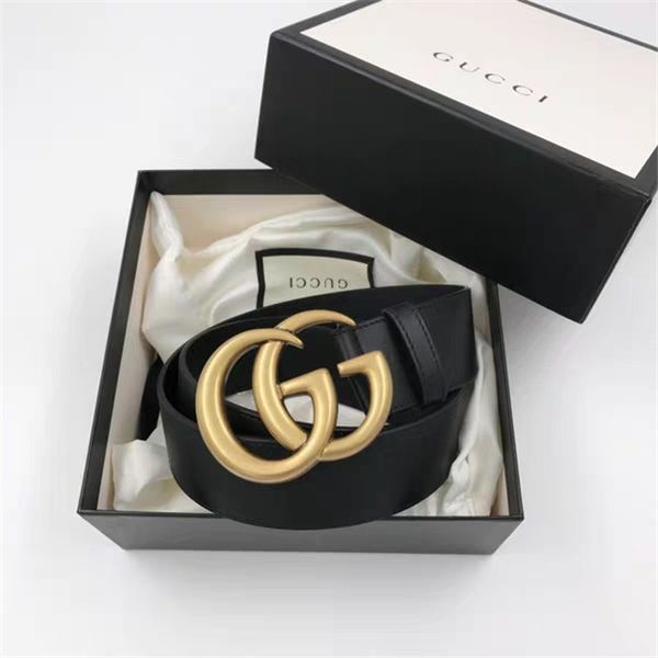

2018 original box belt men's genuine leather belt designer g buckle belts men luxury belts for men women fashion pin buckle, Black;brown