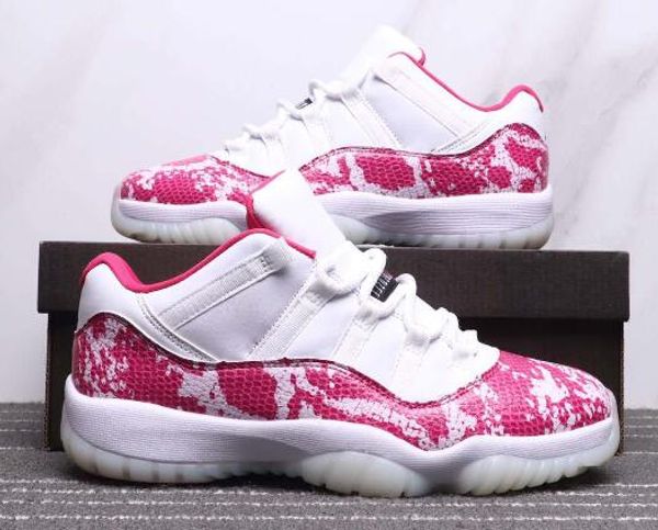 

with box 11 low wmns pink light bone snakeskin basketball shoes 11s navy blue snakeskin xi space jam concord bred sports athletic shoes