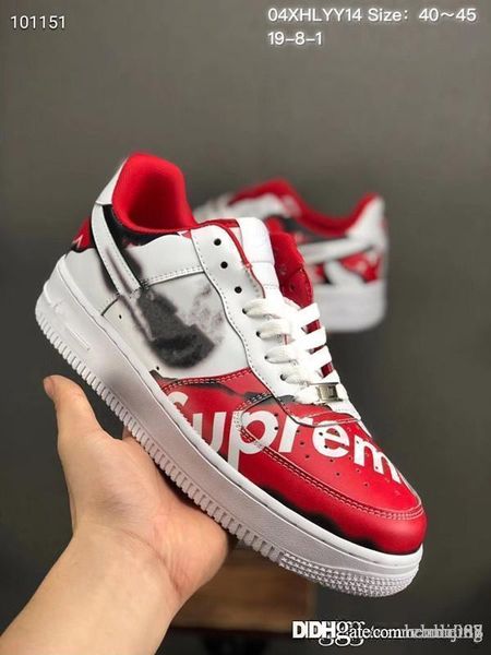 

2019 Вольт 2.0 1s скейтбординг обувь af1 1 07 низкий Спорт кроссовки мужские женские Модные тренеры белый черный желтый люминесцентные Серена Уильямс