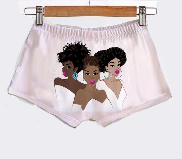 

custom made create your own design melanin natural hair ladies fashion women summer shorts shorts 4xl 5xl, White;black