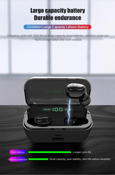 

tws 5,0 bluetooth нађники led диплей бепѬоводной нађники нађники ђдии еѬео гаѬни